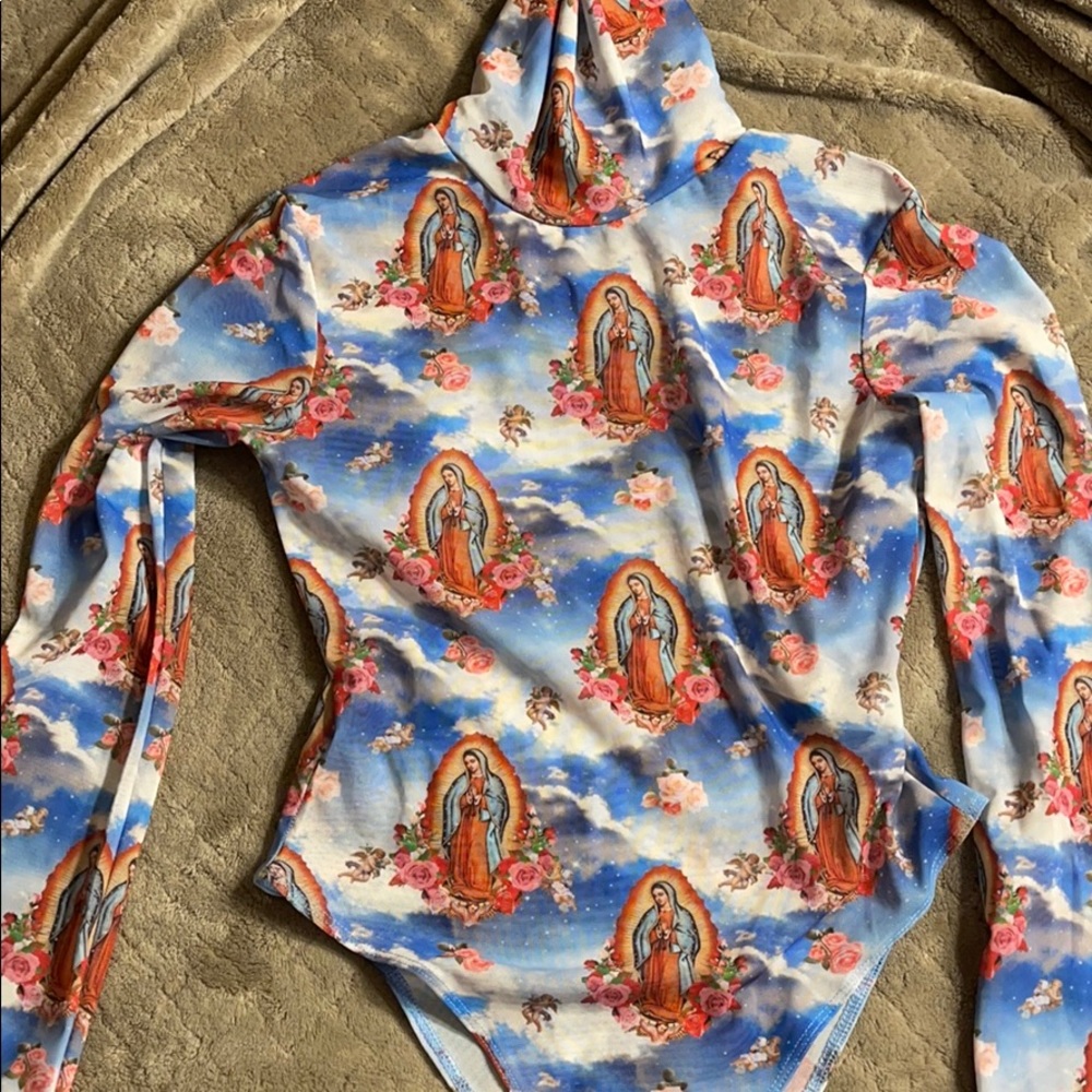 Virgin Mary bodysuit